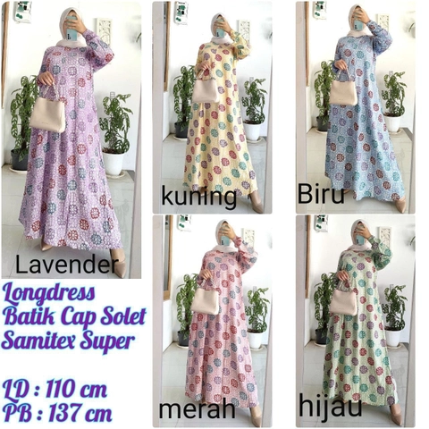 AL Irsyad Store - LONGDRESS BATIK CAP SOLET