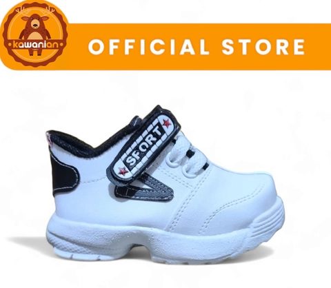 Kawanian - Sepatu Sneakers Anak Laki Laki D HTM Velcro Tali