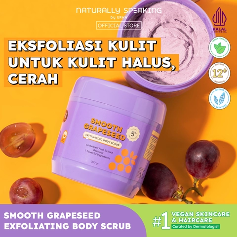 Naturally Speaking By Erha - Smooth Grapeseed Exfoliating Body Scrub