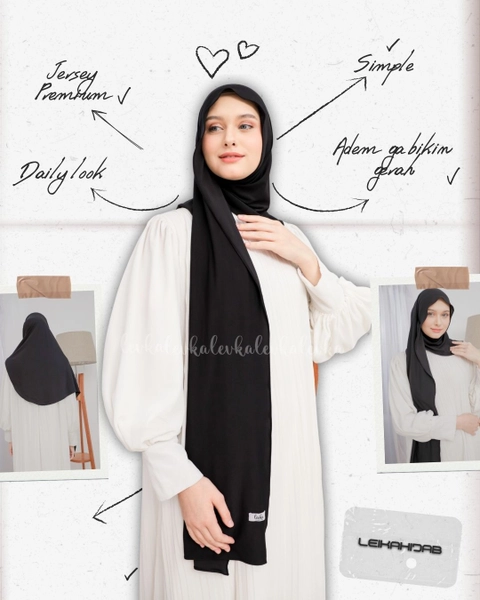 Leika - LEIKAHIJAB - HIJAB PASHMINA INSTAN DEWASA // PASTAN SWINGS DEWASA // PASHMINA INSTAN OVAL