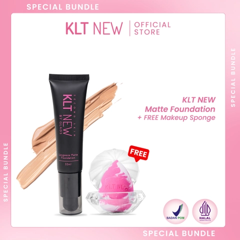 KLT NEW - KLT New by Glads Second Skin Longwear Matte Foundation