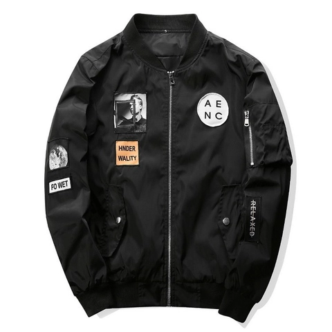 Bursanekashop - Jaket Bomber harajuku Jacket Bomber motor Jacket Pilot Pria dan Wanita