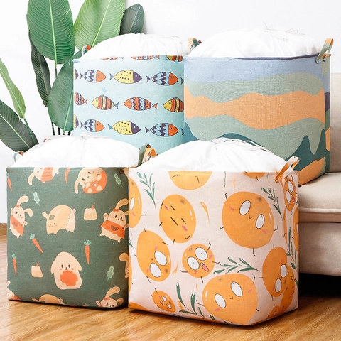 Fafa Store 20 - Keranjang Kain Lipat Ukuran 100 Liter Laundry Bag Jumbo