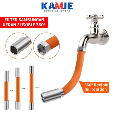 KAMJE Selang Sambungan Keran Kran Air Flexible Extension Universal 360 Derajat KMJ013