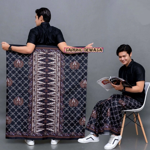 Kois Batik - Sarung Batik Santri Dewasa Anti Luntur Bagus Banget Motif lawana