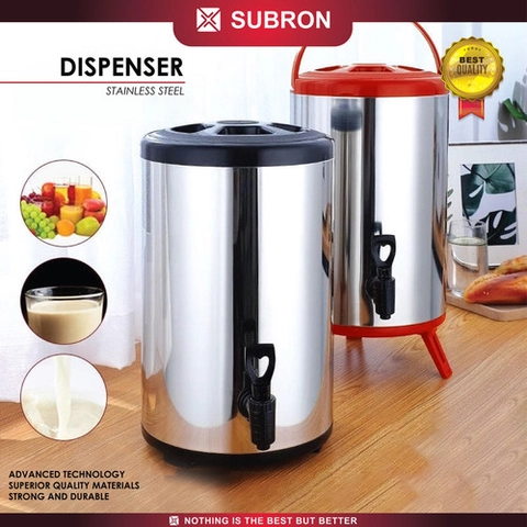 Mumtazqu Store - SUBRON Water Jug Stainless steel Hot Cold 8 10 12 liter coffee juice