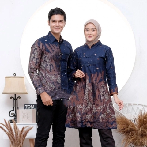 Batik Alfin - Baju batik couple atasan kemejan dan tunik motif gardu