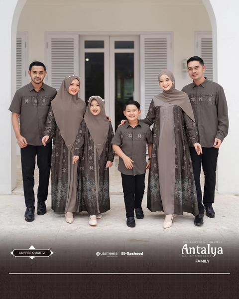 Yasmeera Official - SARIMBIT 2026 ANTALYA SERIES WARNA COFFEE QUARTZ