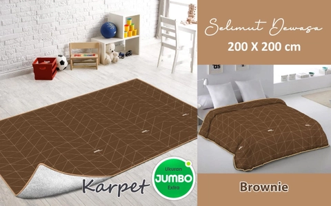 Karpet Selimut Fata 200x200 - Brownie