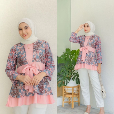Kois Batik - Atasan Batik Wanita Blouse Baru Bagus Banget Motif diana