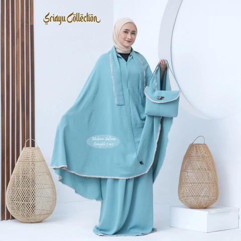 SRIAYU COLLECTION - Mukena Safira Cringkel 3 in 1