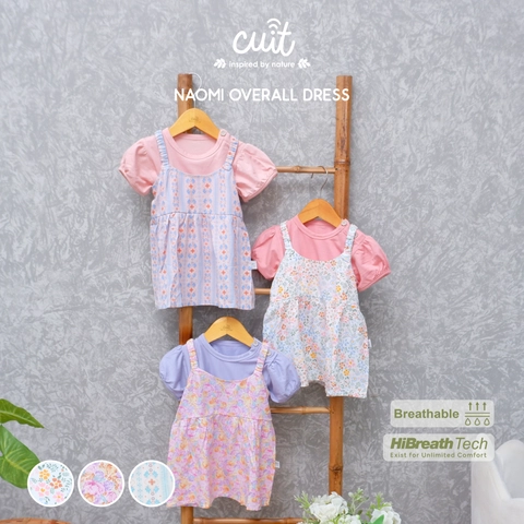 Kintakun Baby - KINTAKUN BABY X CUIT Naomi Overall Dress Anak Bayi Motif Bunga