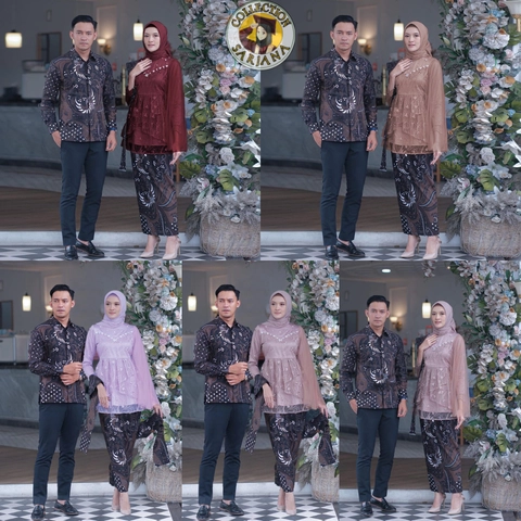 COLLECTION SARJANA - Batik Nikita Couple Kebaya TERBARU Kebaya Tunangan Wisuda Dan Lamaran Terbaru