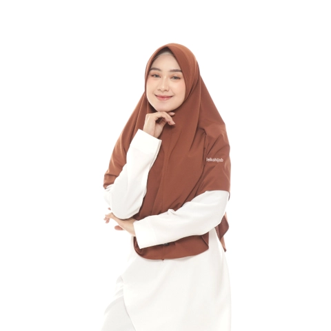 Leika - Khimar Hijab Instan Jersey Penguin JUMBO