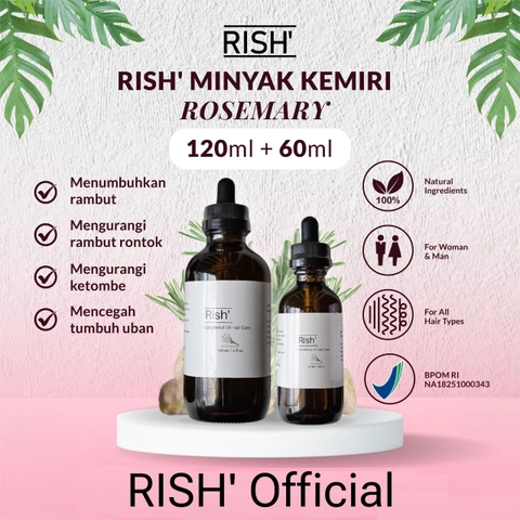 Rish Minyak Kemiri Infused Rosemary