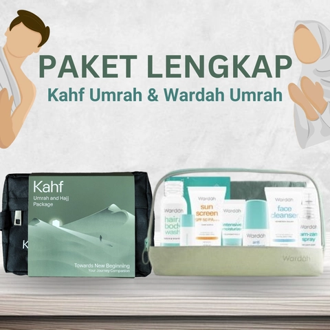 SUPLAI SHOP - Paket Skin Care Wardah Kahf Travel Umrah