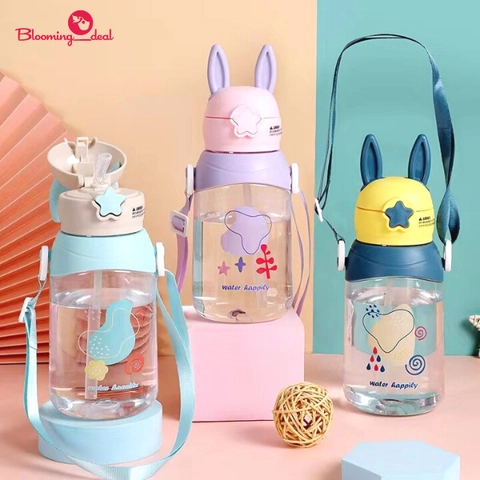 Blooming_Deal - Botol Minum Anak Karakter Kelinci / Botol Minum Rabbit BPA FREE 600ml