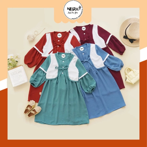 Neira - Gamis Anak Rompi 0-8 tahun