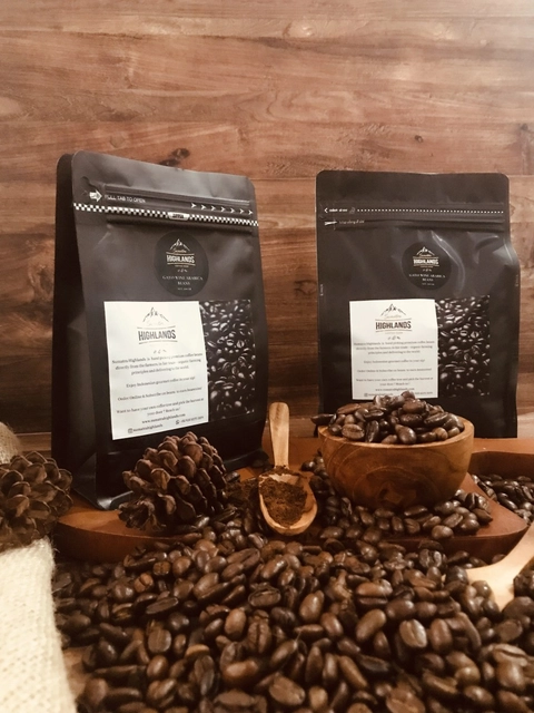 Sumatra Highlands - KOPI BIJI GAYO WINE ARABICA PREMIUM COFFEE BIJI/BUBUK 200 GR