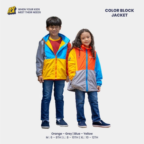 Hoofla - Jaket Anak Color Block Jacket