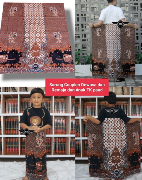 Kois Batik - Sarung keluarga Couplen Dewasa Remaja dan anak TK paud bagus banget