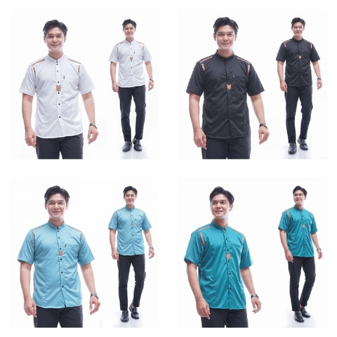 Kois Batik - Baju Koko Pria Lengan Pendek Simpel Terbaru Keren Free peci rajut motif zavin