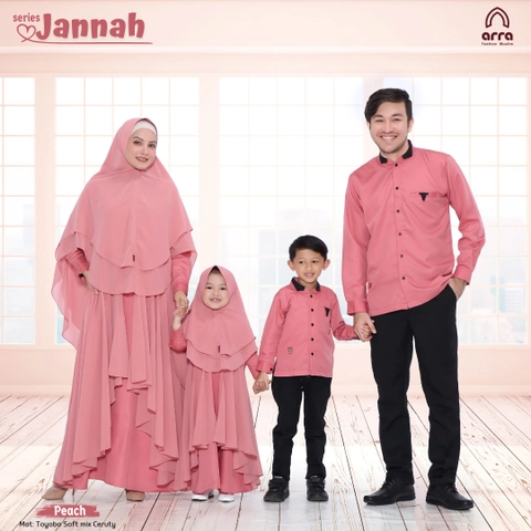 Arra - Baju Sarimbit Jannah 02 Peach