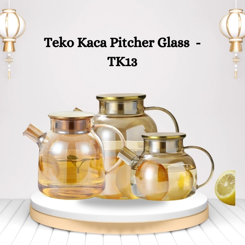 RUMAH RAYA - (PO) Teko Kaca Teh Kopi Pitcher Glass - TK13