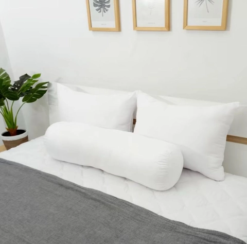 Kintakun - [PAKET ISI 3 PCS] Kintakun Bantal 2 + Guling 1 Dakron DLUXE Lite White Bed Dekorasi