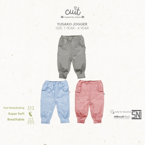 CUIT Baby 1 - 4 Tahun Jogger Anak Celana Panjang Olahraga Yusako Unisex