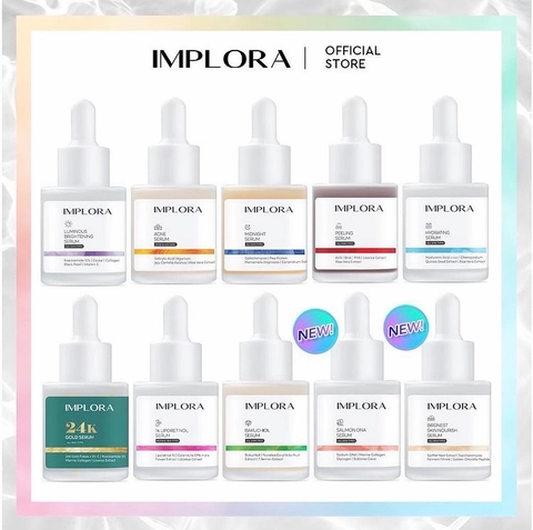 EVM Stockist - Cenna Beauty - IMPLORA - SERUM