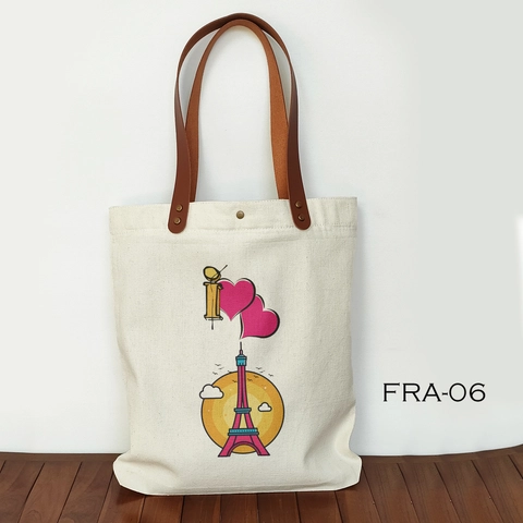 Dewani - Totebag oleh oleh Paris Tas Seri Souvenir Prancis - 06