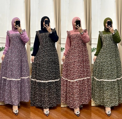 Celin Fashion [TA] - Gamis nazel motif
