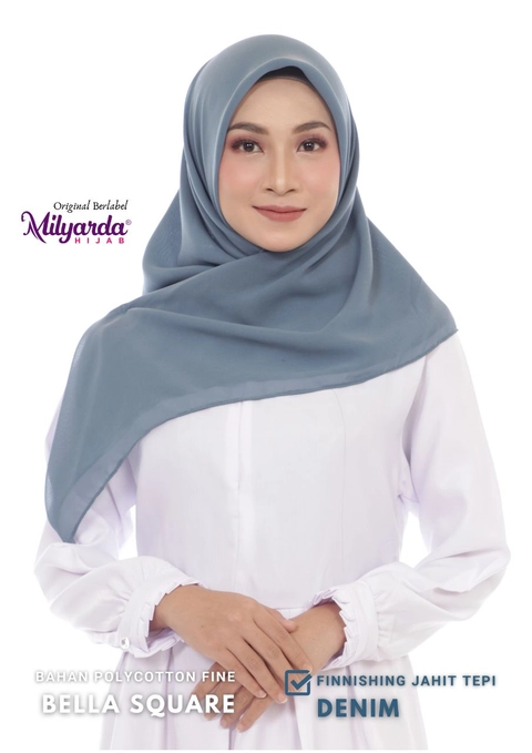 Milyarda Hijab - SEGIEMPAT OLIVIA SQUARE ( EXTRA POUCH )