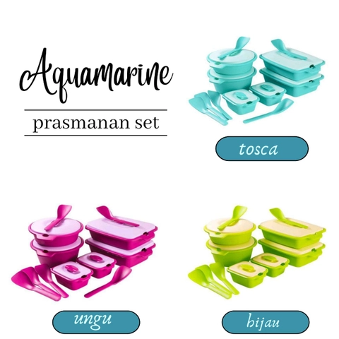 Rumahkita - AQUAMARINE PRASMANAN TEMPAT MAKAN SET
