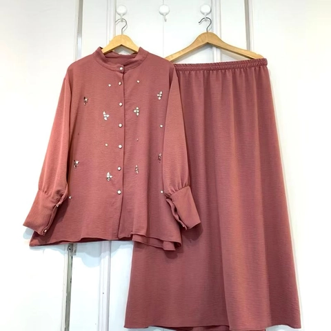 Henfa.id - Baju setelan/Rok Bawahan/Atasan Wanita/Baju Lebaran/Tunik