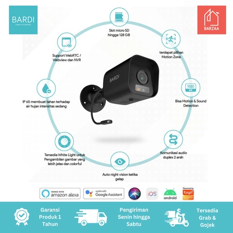 BARDI AKS MALANG - CCTV BARDI IP Camera Outdoor Static (Lite Version)