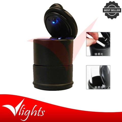 V Lights - Asbak Mobil dengan Led