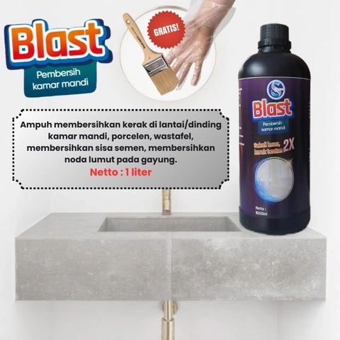 Scrab - Blast pembersih porcelain pembersih kerak kamar mandi cleantexs clean texs