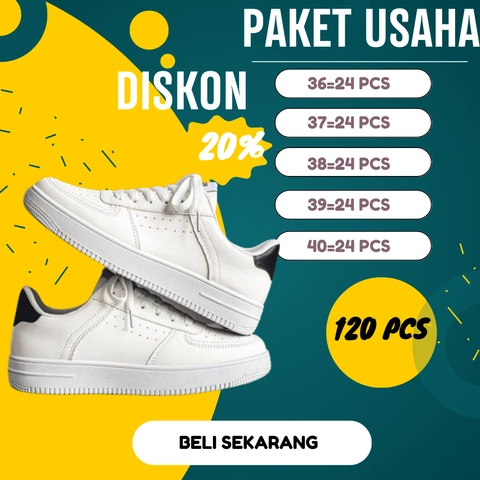 Koekita - Paket Usaha Sepatu Kets Sneakers Wanita & Pria New BYS-04