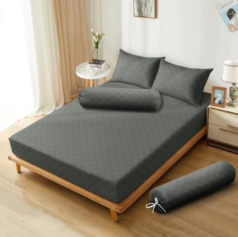 LADY ROSE OFFICIAL - Aloha Max x Ayu Ting Ting Sprei Emboss Grey