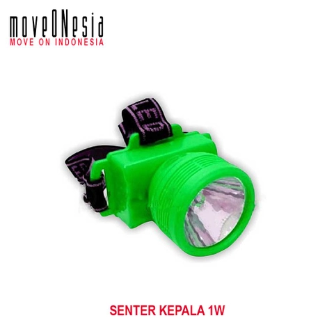 Moveonesia - Senter Kepala Head Light 1W LED