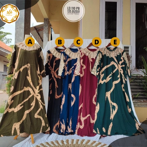 Rambe Batik Indonesia - Gamis Serut Rotan Premium