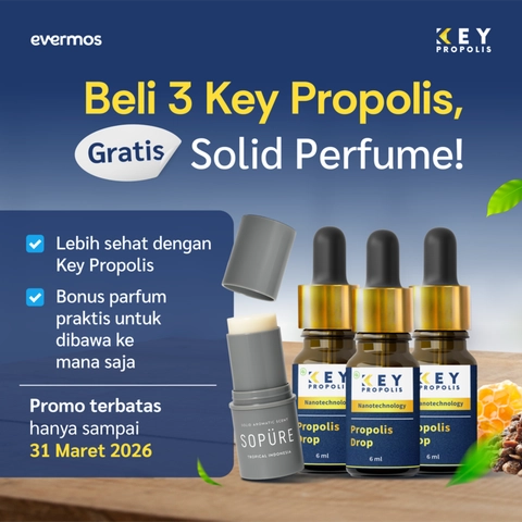 KEY Propolis Official - [Free Gift Solid Parfume] Bundle 3pcs Propolis Key drop