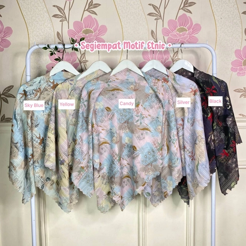 Milyarda Hijab Official - Jilbab Segi Empat Motif Etnic Series