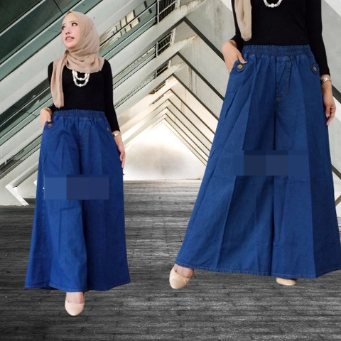 Bursanekashop - METRO big button kulot / celana wanita jumbo bigsize