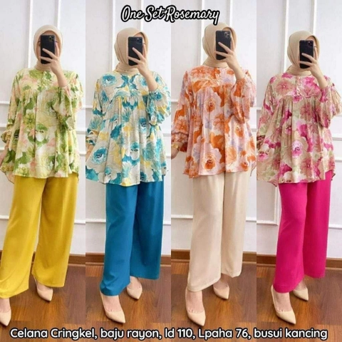 Khisna collection - One set wanita dewasa terbaru Rosemary