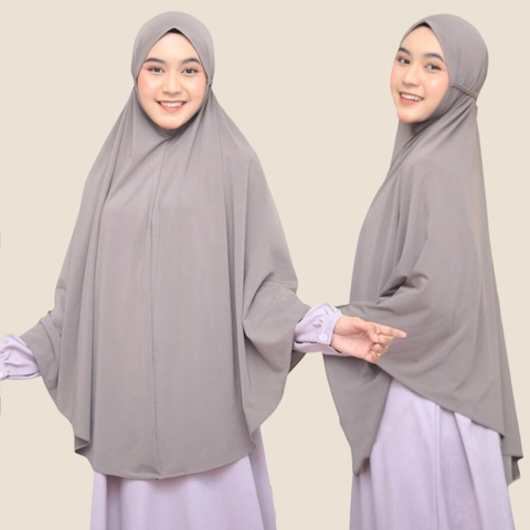 Acla Daily - Marysa Hijab Bergo Instant Tali Jersey Syari Extra Jumbo