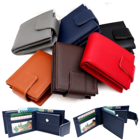 Lanc Fashion - Dompet Saku Pria Flip Square Leather