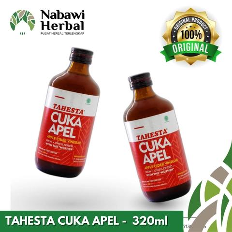 NABAWI HERBAL - Cuka Apel Tahesta - Mengurangi Kolesterol Tinggi - 320 ml